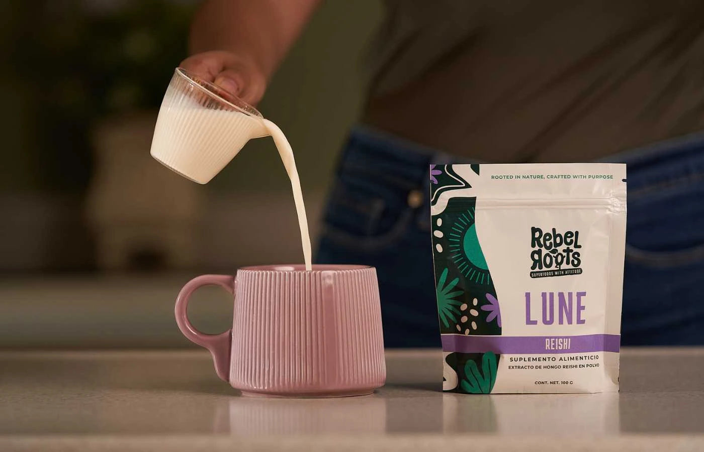 Lune extracto de reishi ganoderma lucidum